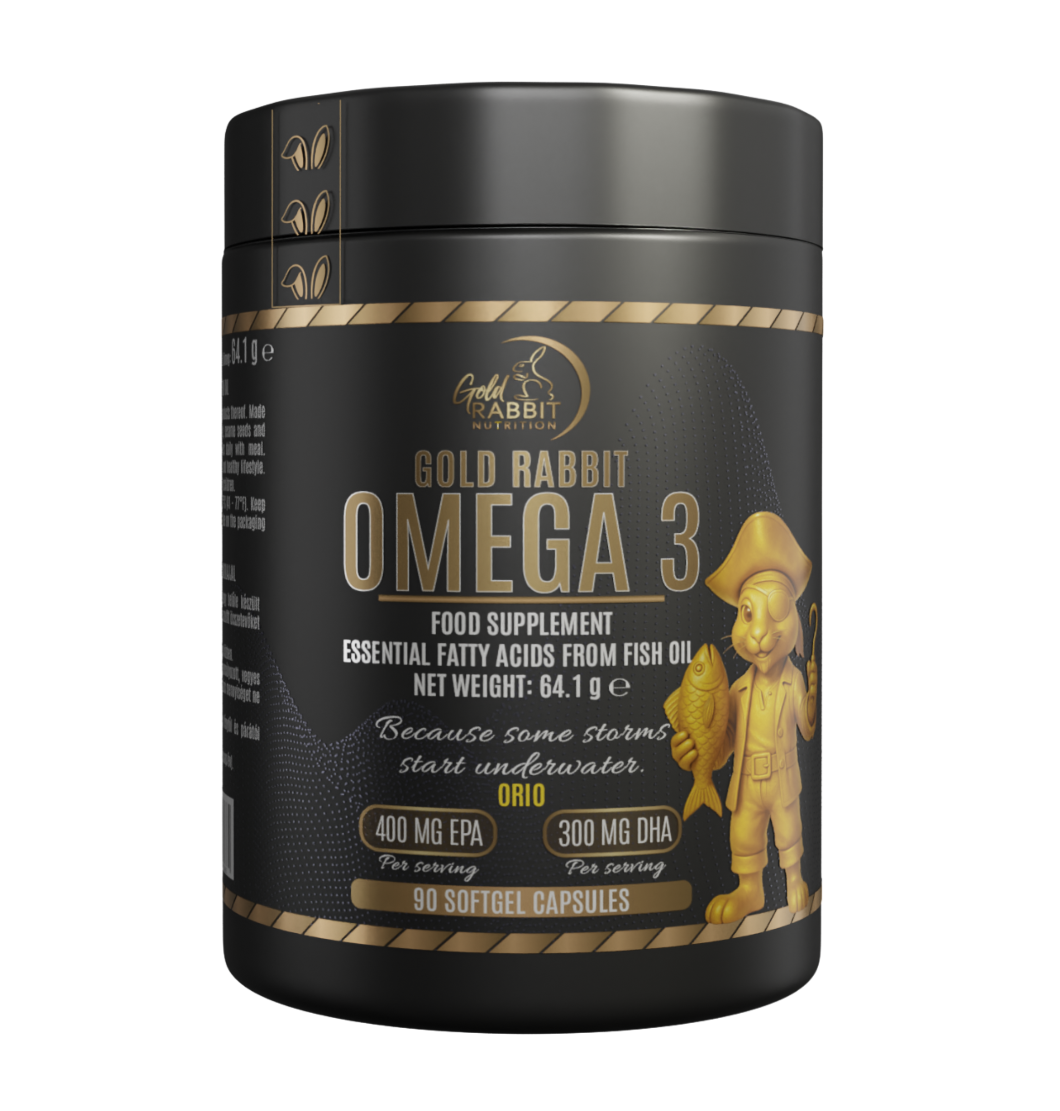 Gold Rabbit Omega-3 Halolaj Kapszula