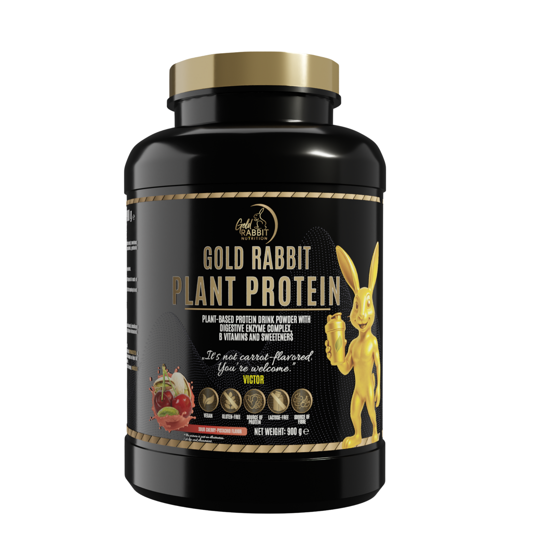 Gold Rabbit Plant Protein Meggy-Pisztácia