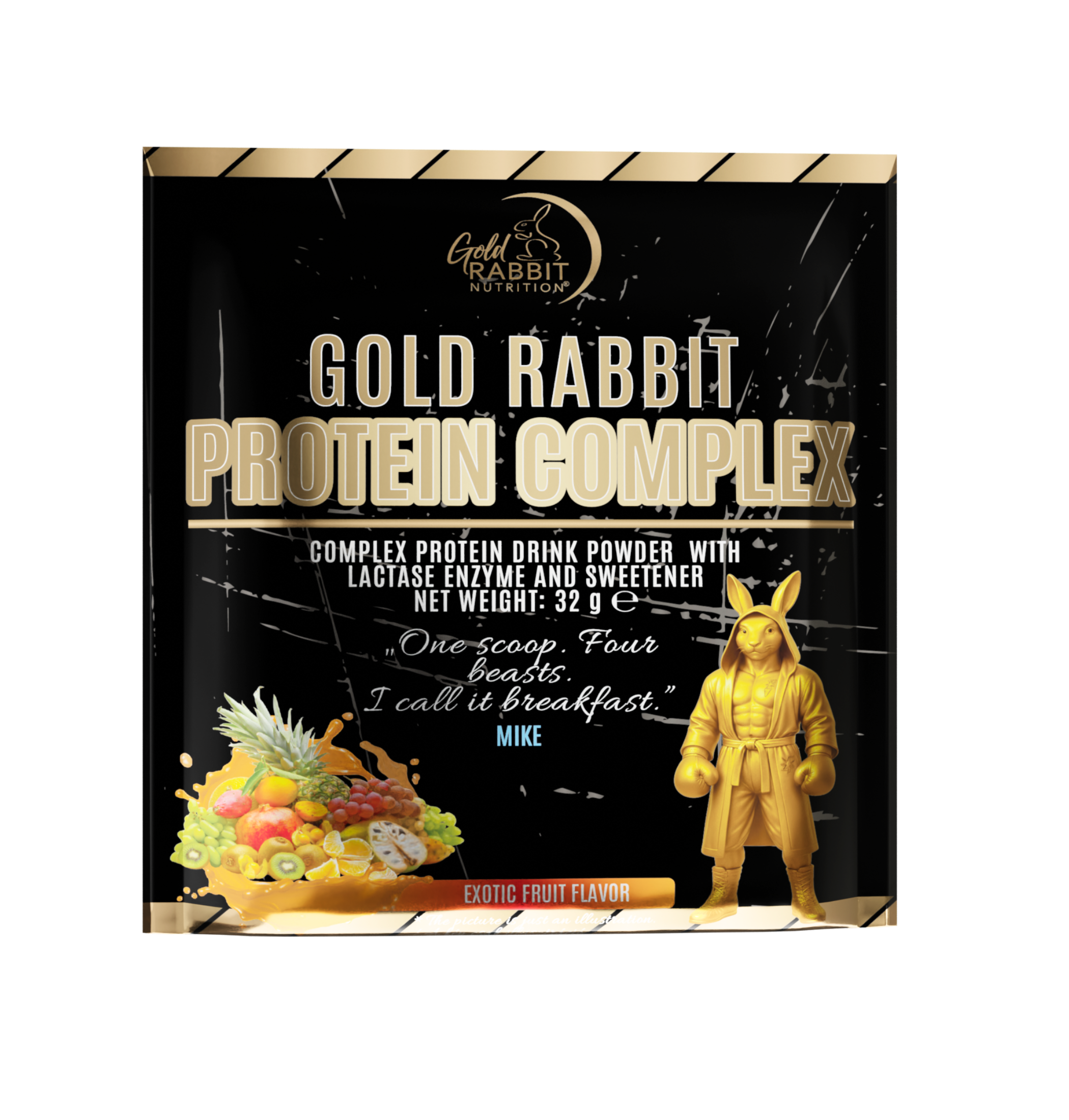 Gold Rabbit Protein Complex Exotic Passion