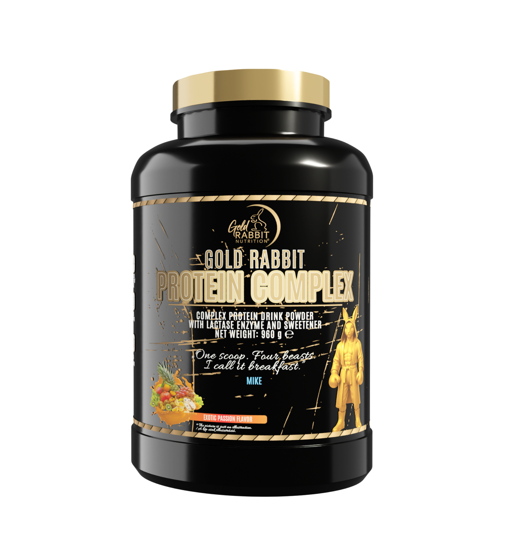 Gold Rabbit Protein Complex Exotic Passion